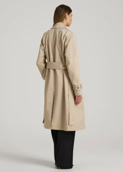 Relaxed Trench Coat for Tall Women