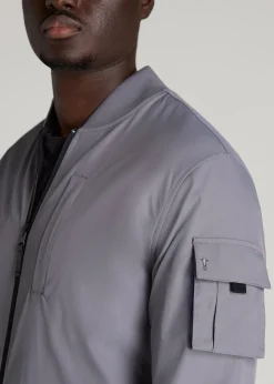 Reversible Bomber Jacket for Tall Men