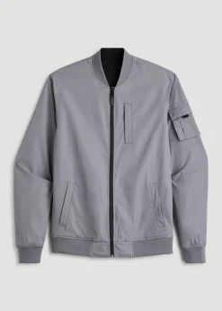 Reversible Bomber Jacket for Tall Men