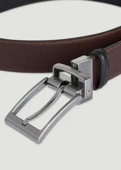 Reversible Leather Belt for Tall Men