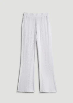 Ribbed Flare Lounge Pants for Tall Women