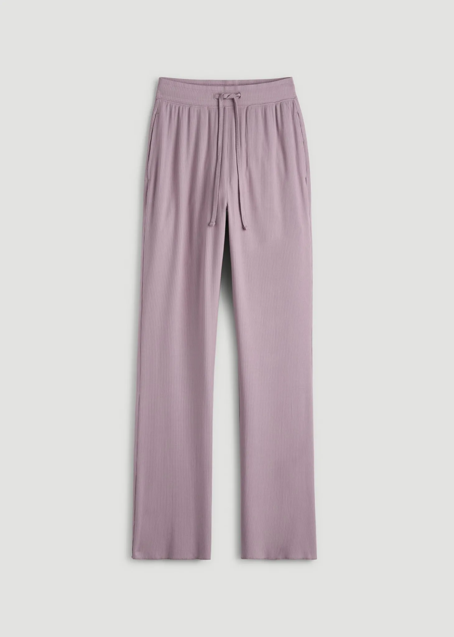 Ribbed Flare Pants for Tall Women
