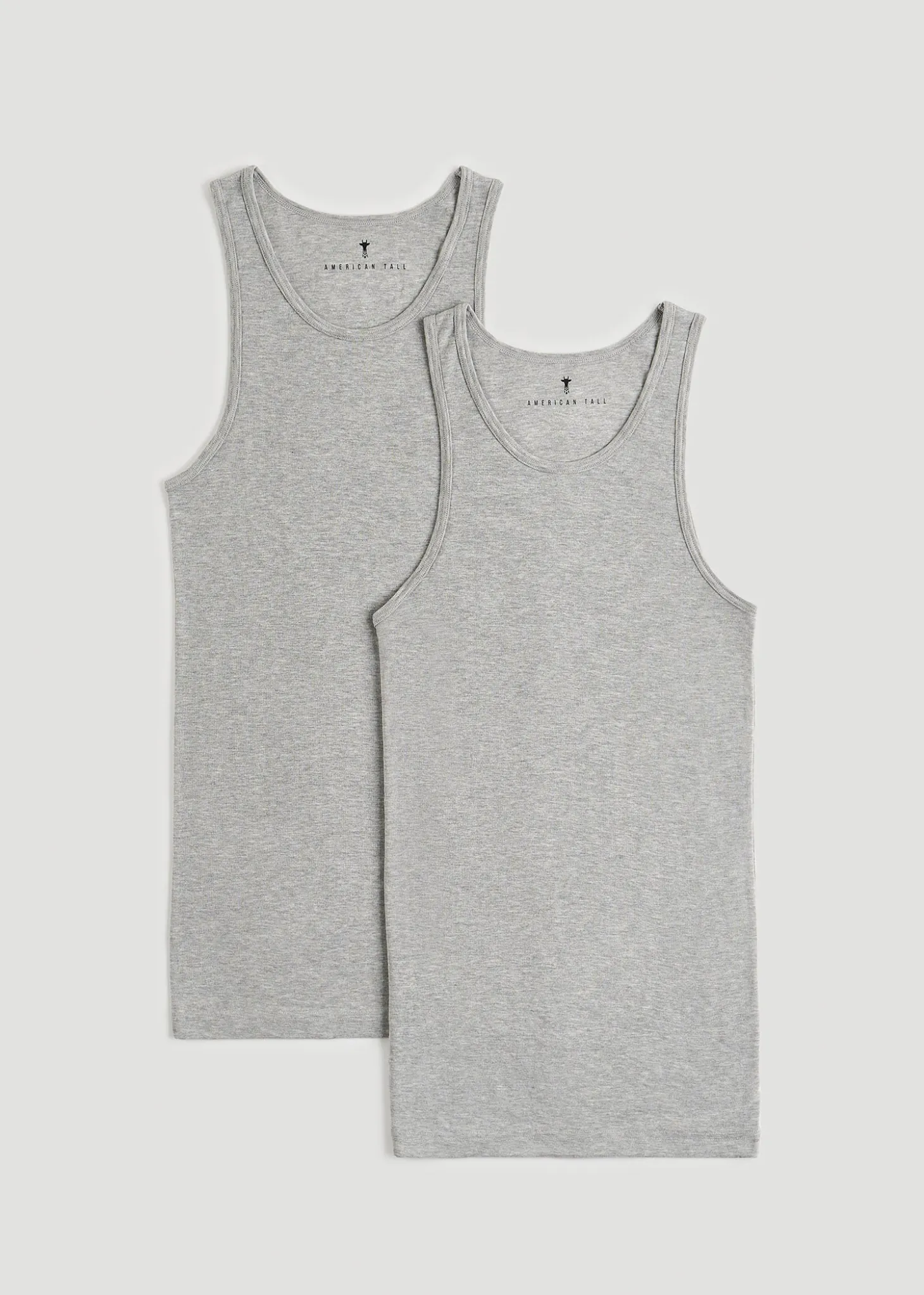 Ribbed Undershirt Tank Top for Tall Men