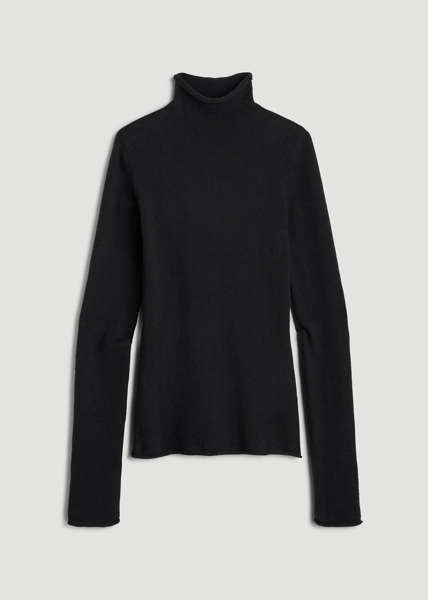 Rolled Mock Neck Sweater for Tall Women