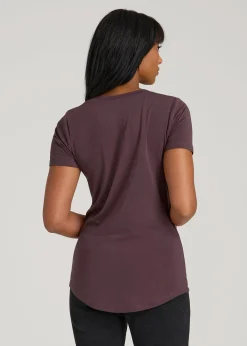 Scoop V-Neck Tee for Tall Women
