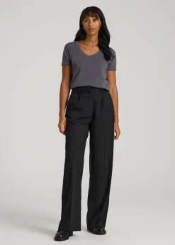 Scoop V-Neck Tee for Tall Women