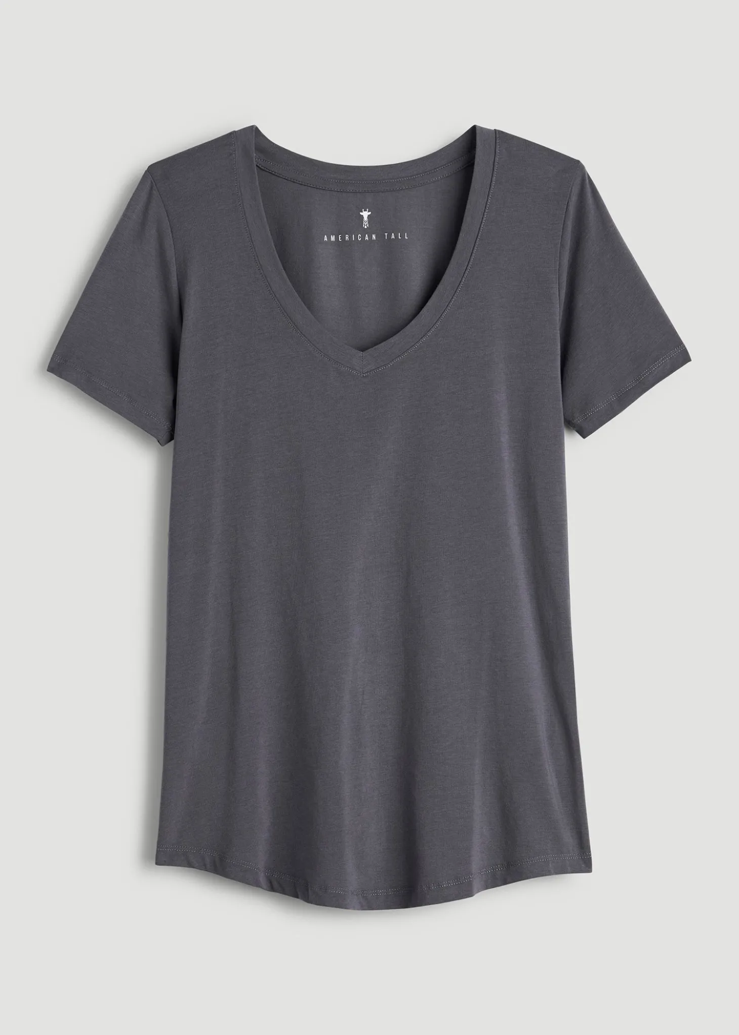 Scoop V-Neck Tee for Tall Women