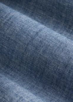 Short Sleeve Chambray Shirt for Tall Men