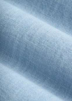 Short Sleeve Chambray Shirt for Tall Men