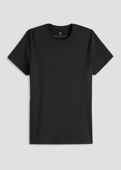 Short Sleeve Crewneck Tee for Tall Women
