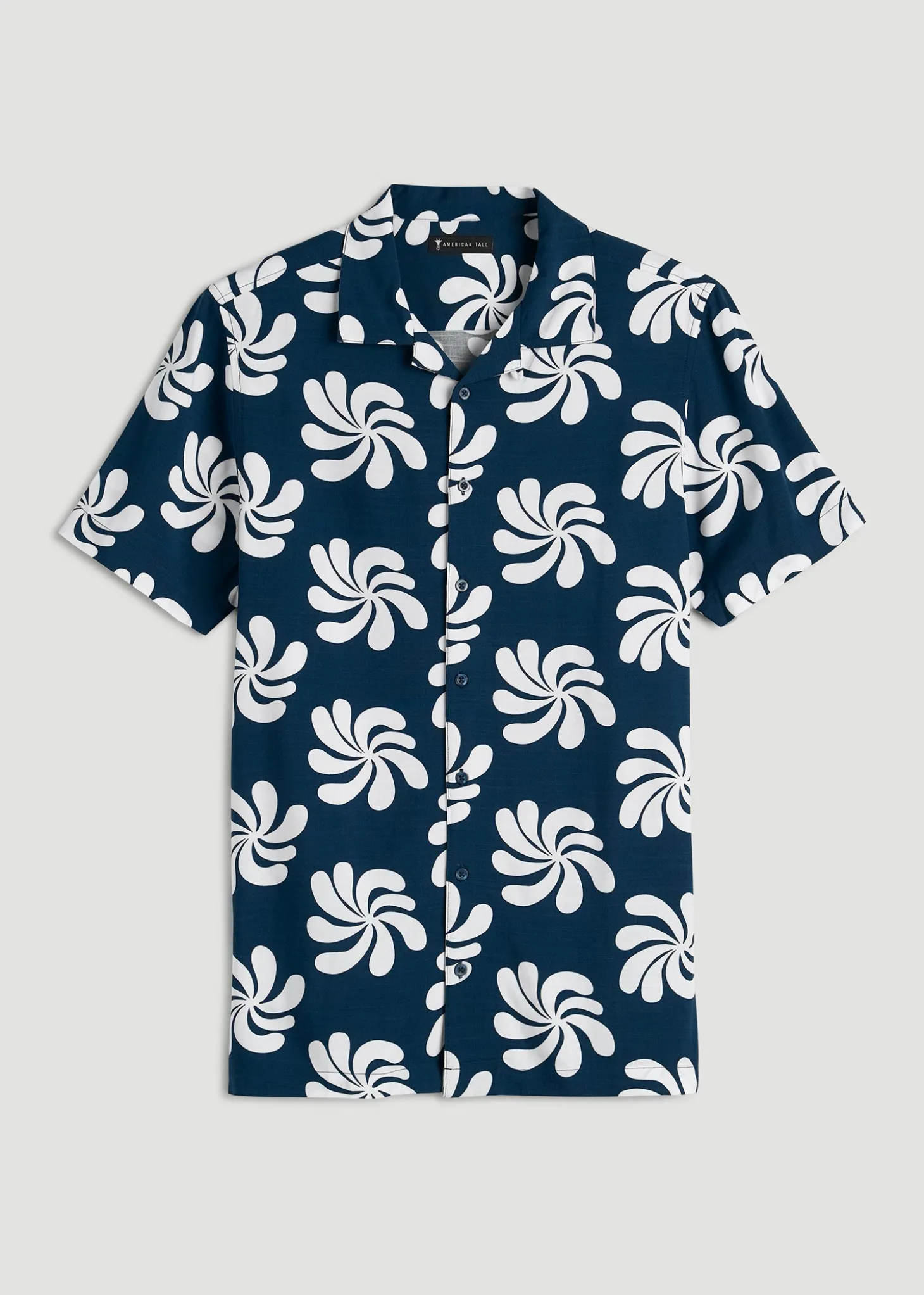 Short Sleeve Resort Shirt for Tall Men
