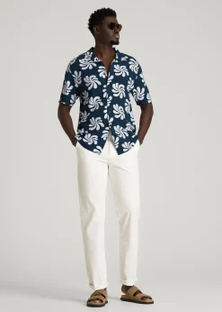 Short Sleeve Resort Shirt for Tall Men