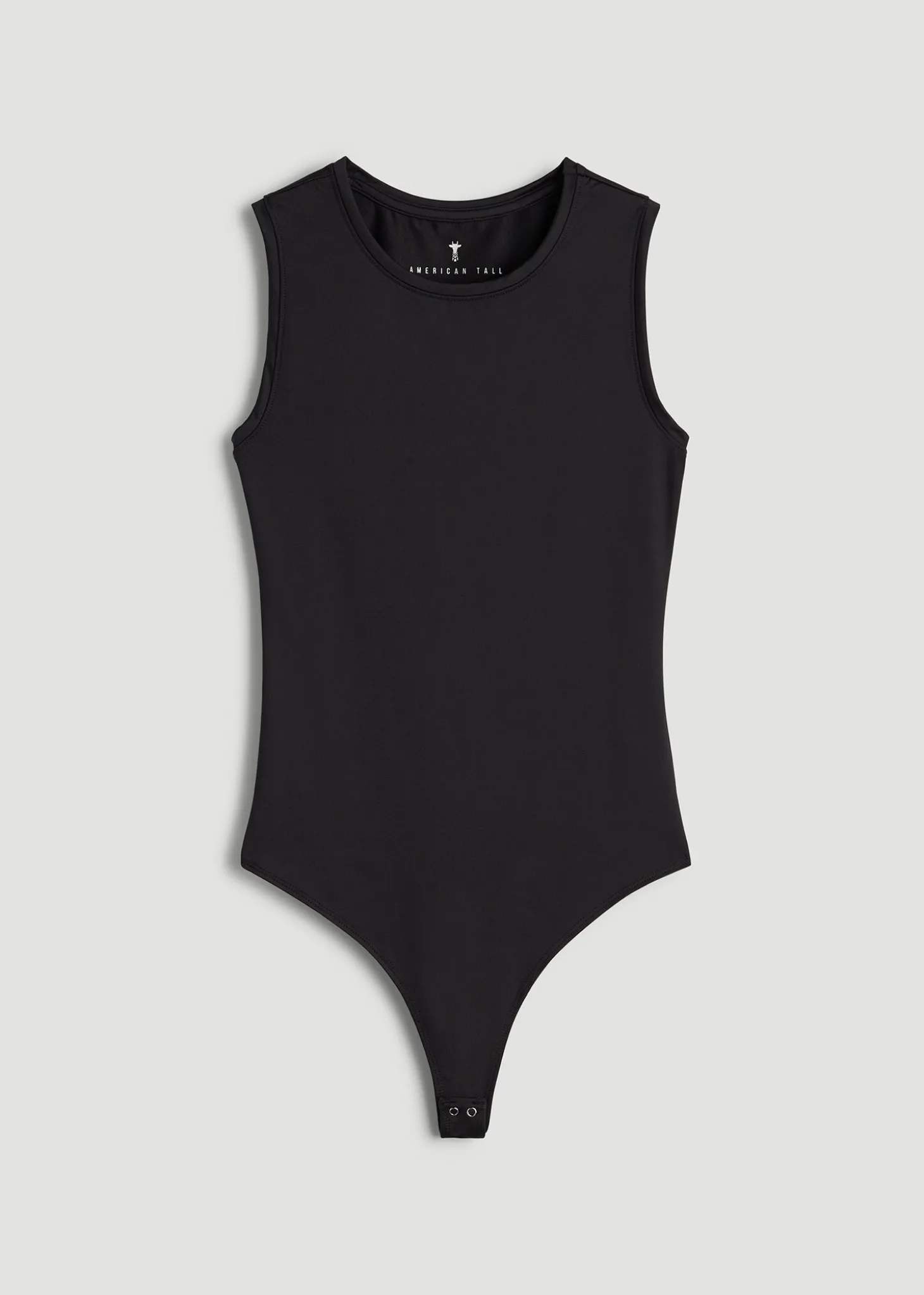 Sleeveless Crewneck Bodysuit for Tall Women