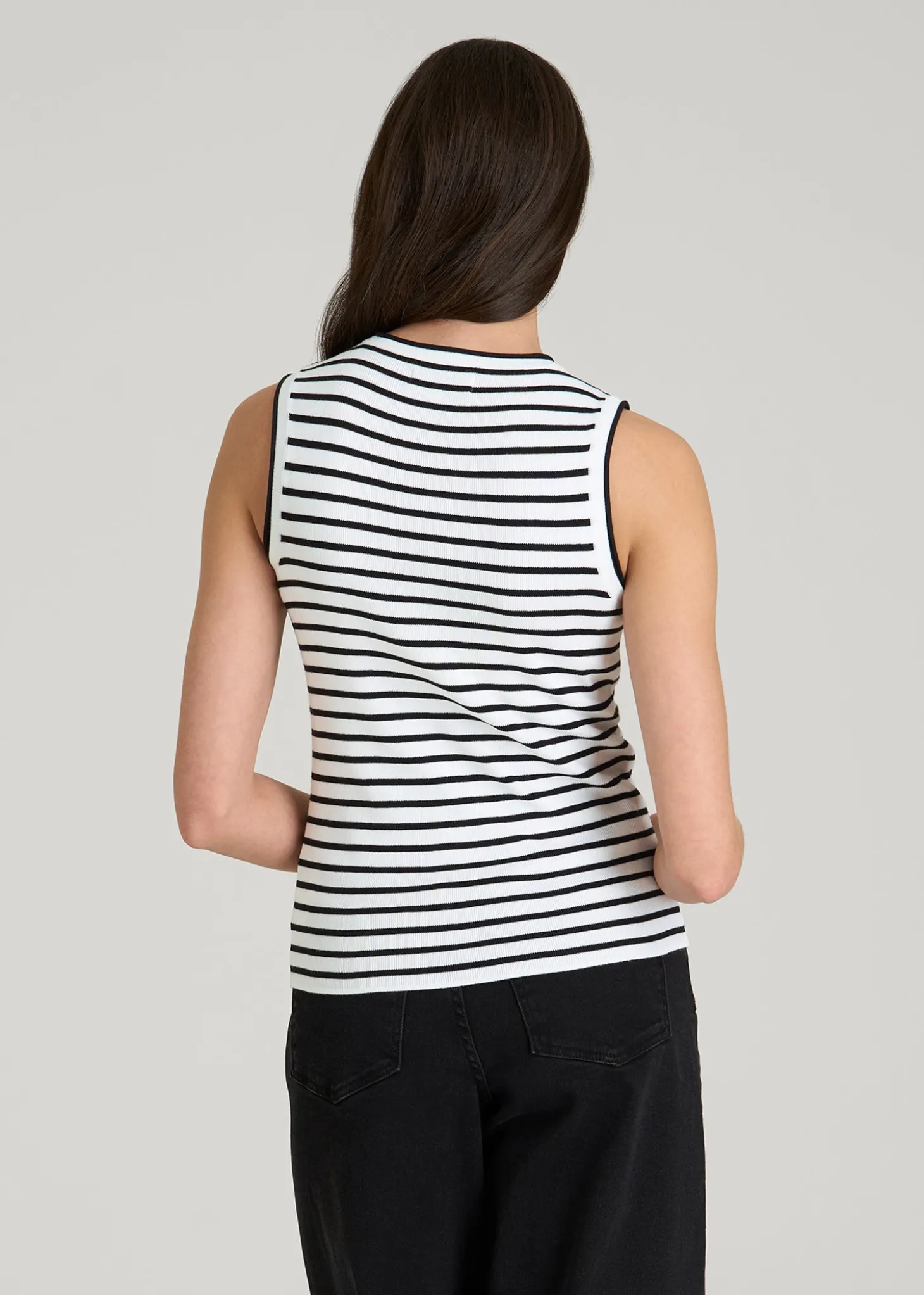 Sleeveless Knit Top for Tall Women