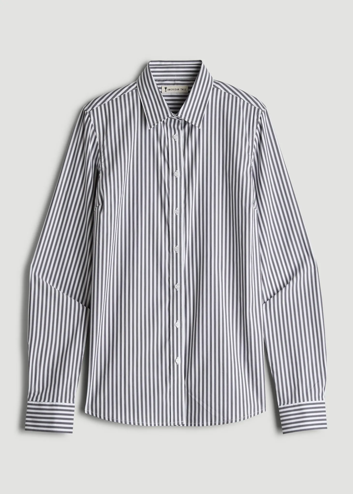 Slim Fit Button Up Shirt for Tall Women
