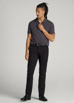 Slub Polo Shirt for Tall Men