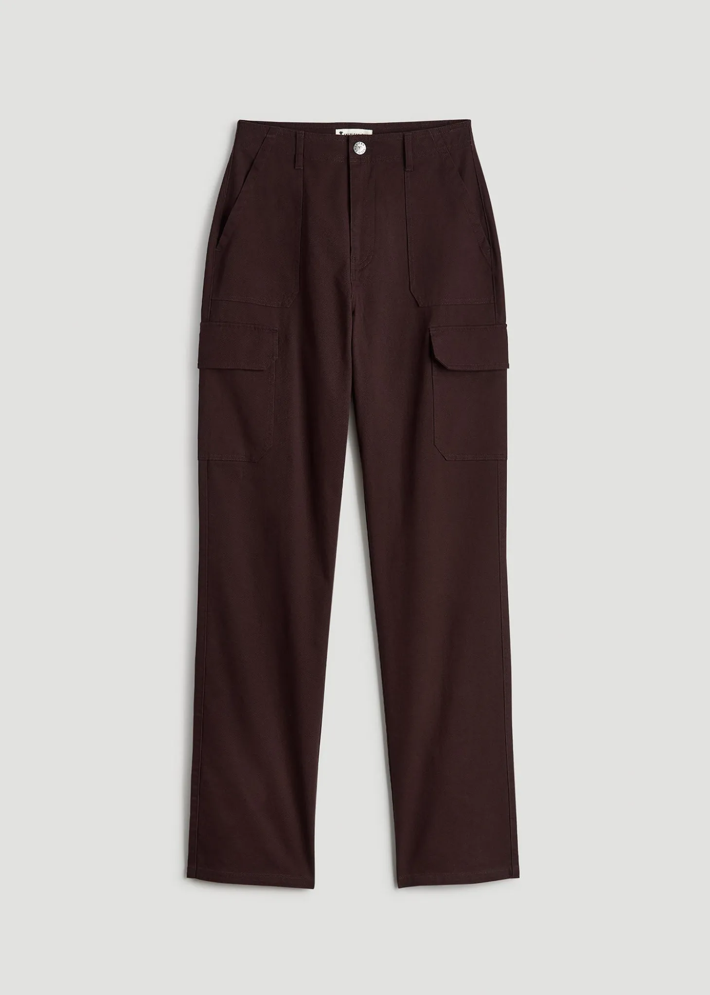 Straight Leg Cargo Chino Pants for Tall Women
