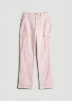Straight Leg Cargo Chino Pants for Tall Women