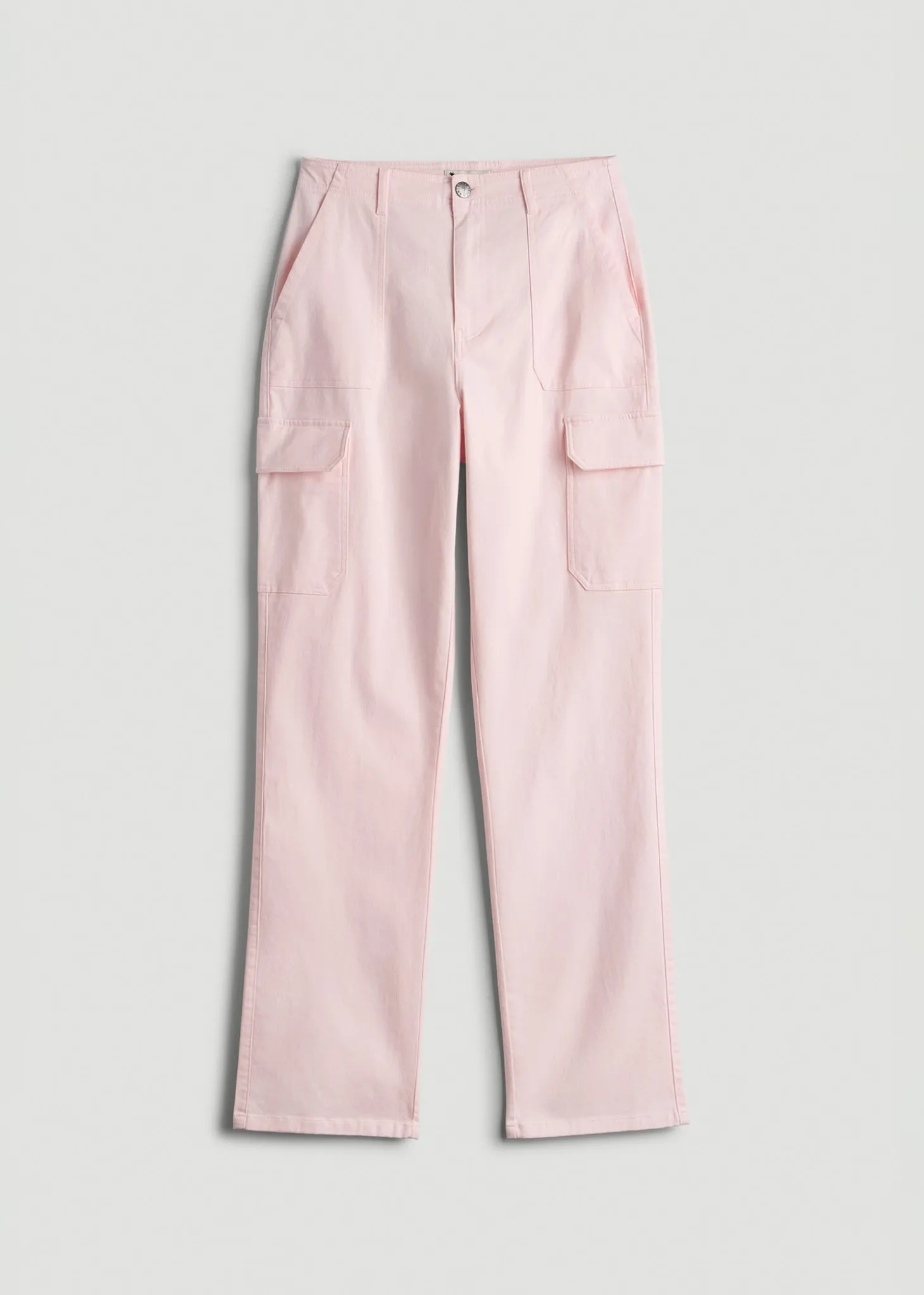 Straight Leg Cargo Chino Pants for Tall Women