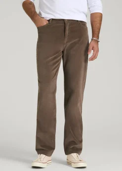STRAIGHT-LEG Stretch Corduroy Pants for Tall Men