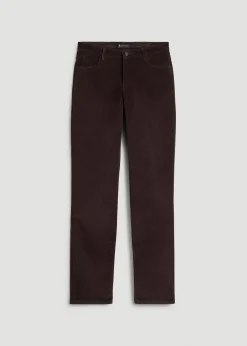 STRAIGHT-LEG Stretch Corduroy Pants for Tall Men