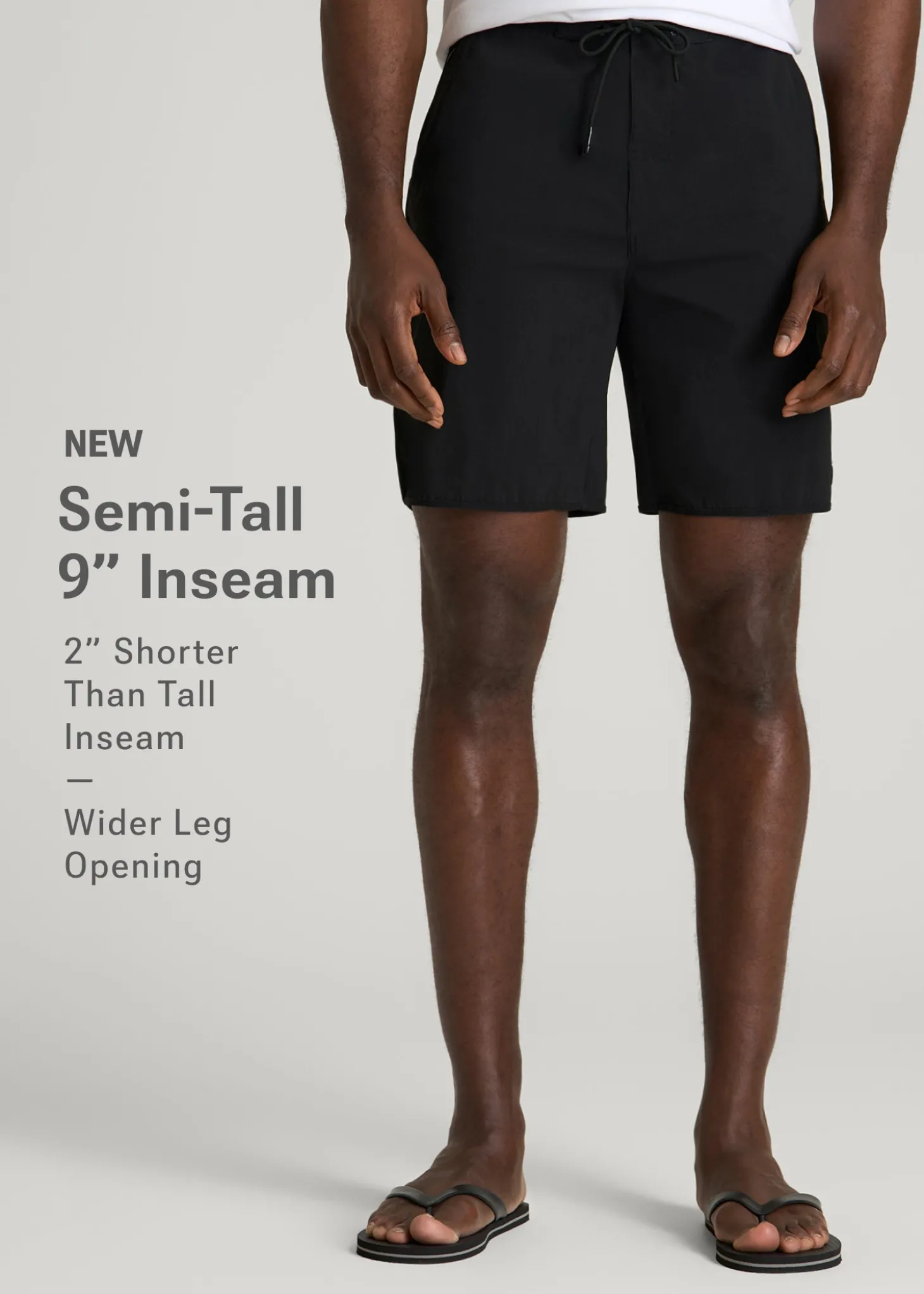 Stretch Board Shorts for Tall Men