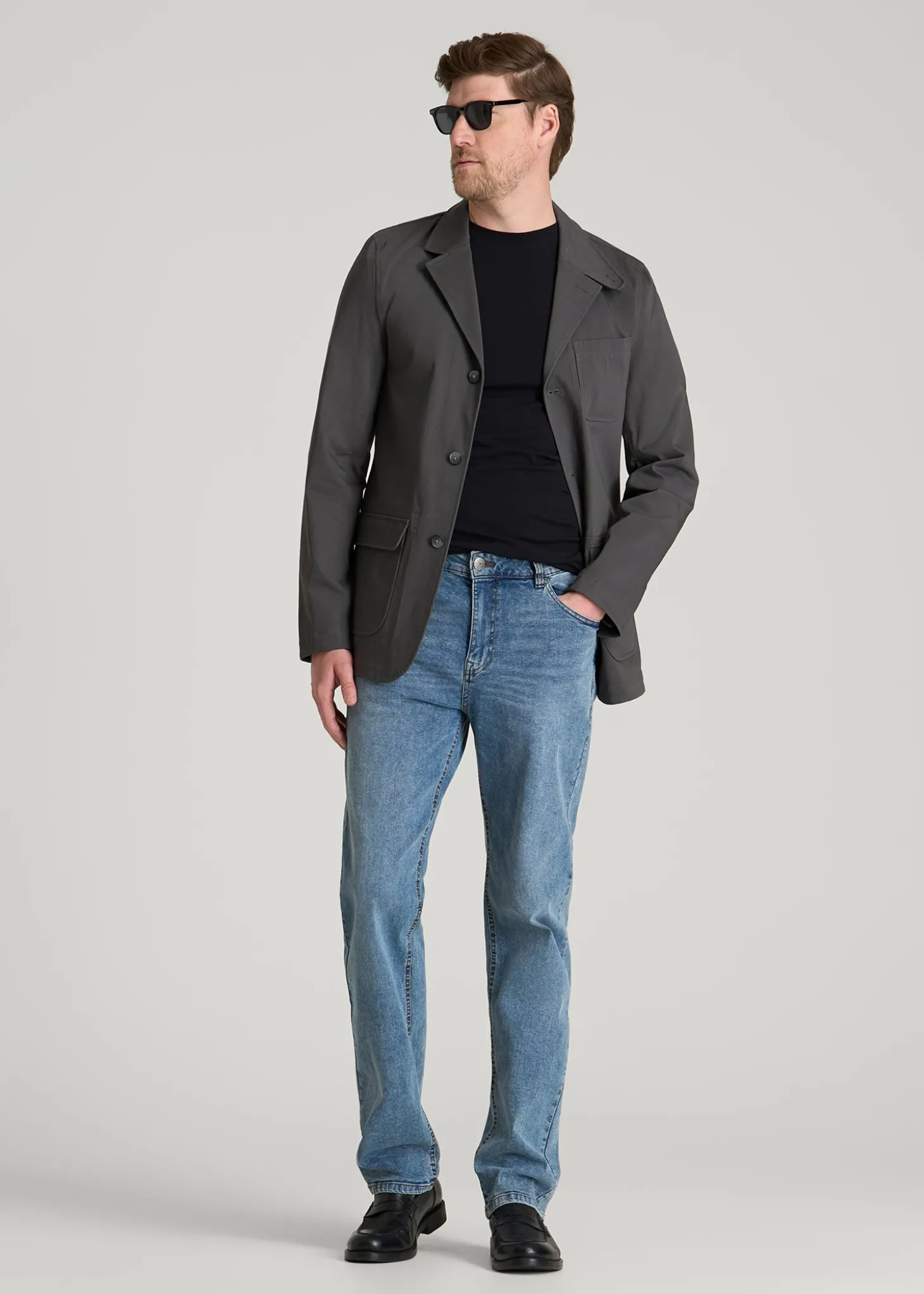 Stretch Commuter Chino Sport Coat for Tall Men