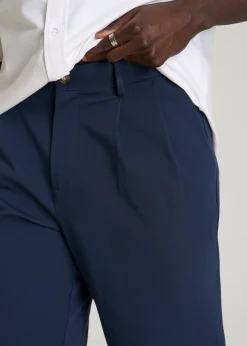 Stretch Commuter Pleated Chino for Tall Men
