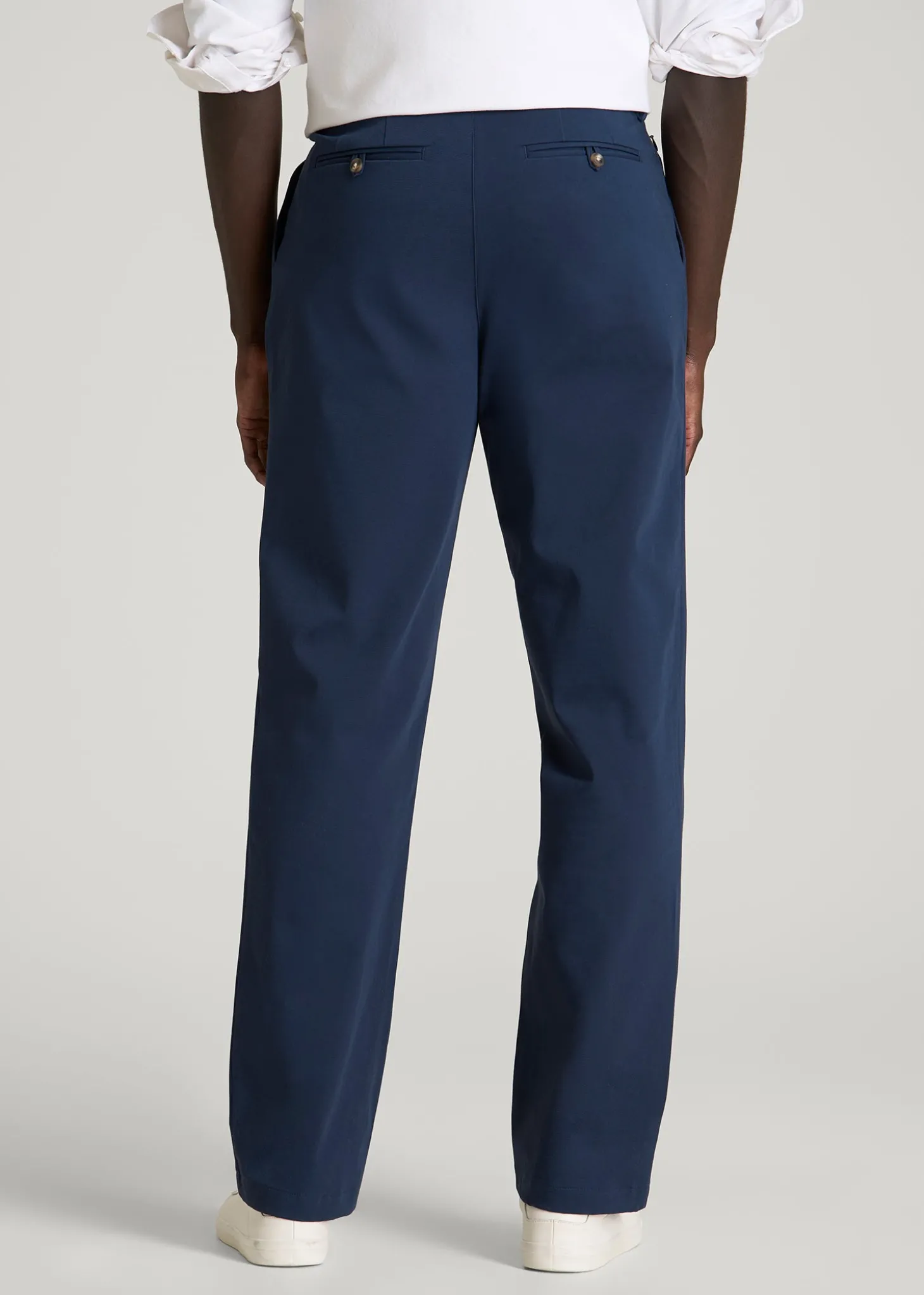 Stretch Commuter Pleated Chino for Tall Men