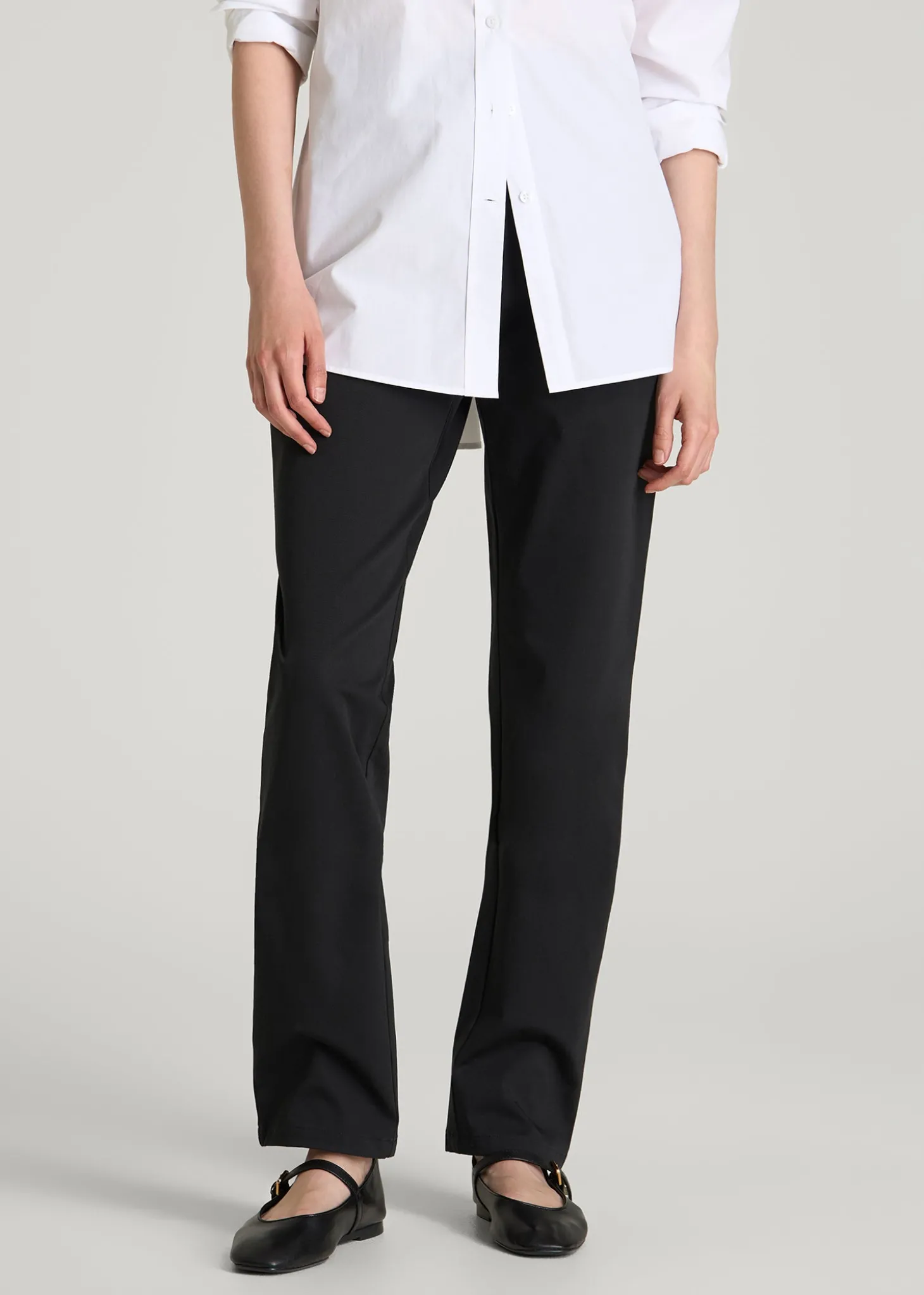 Stretch Commuter Tapered Fit Chino Pants for Tall Women