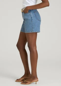 Stretch Denim Shorts for Tall Women