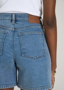 Stretch Denim Shorts for Tall Women