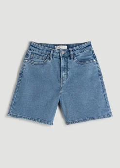 Stretch Denim Shorts for Tall Women