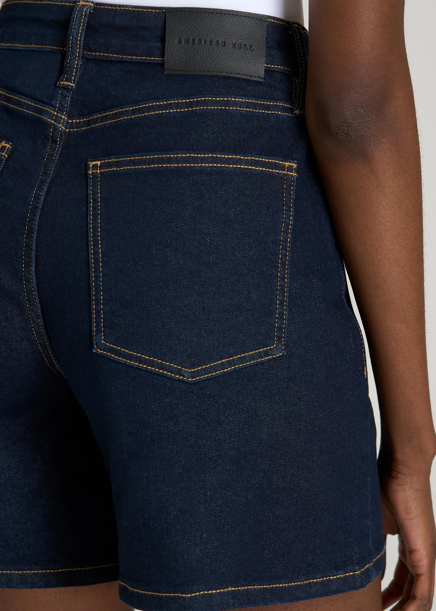 Stretch Denim Shorts for Tall Women
