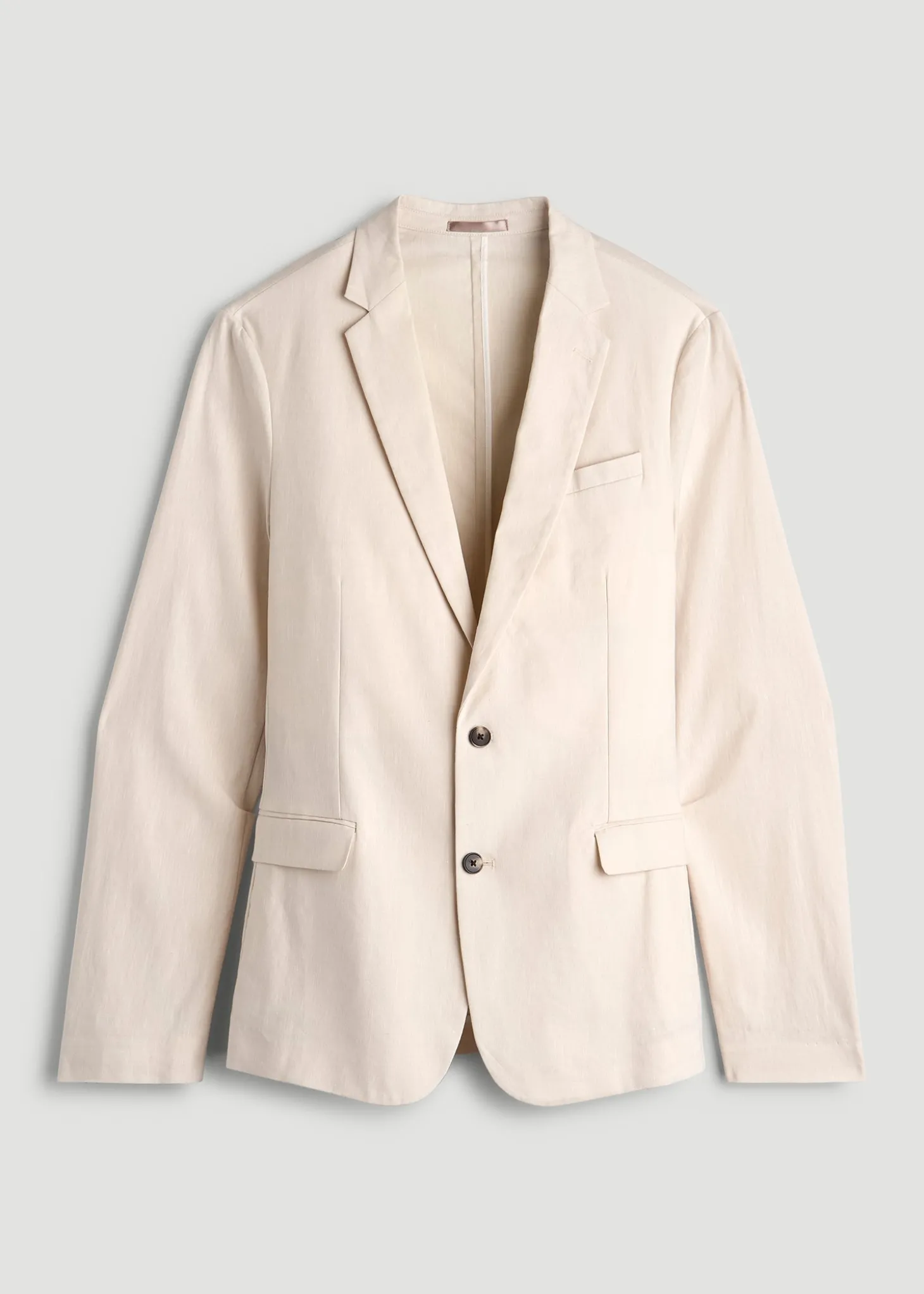 Stretch Linen Blazer for Tall Men