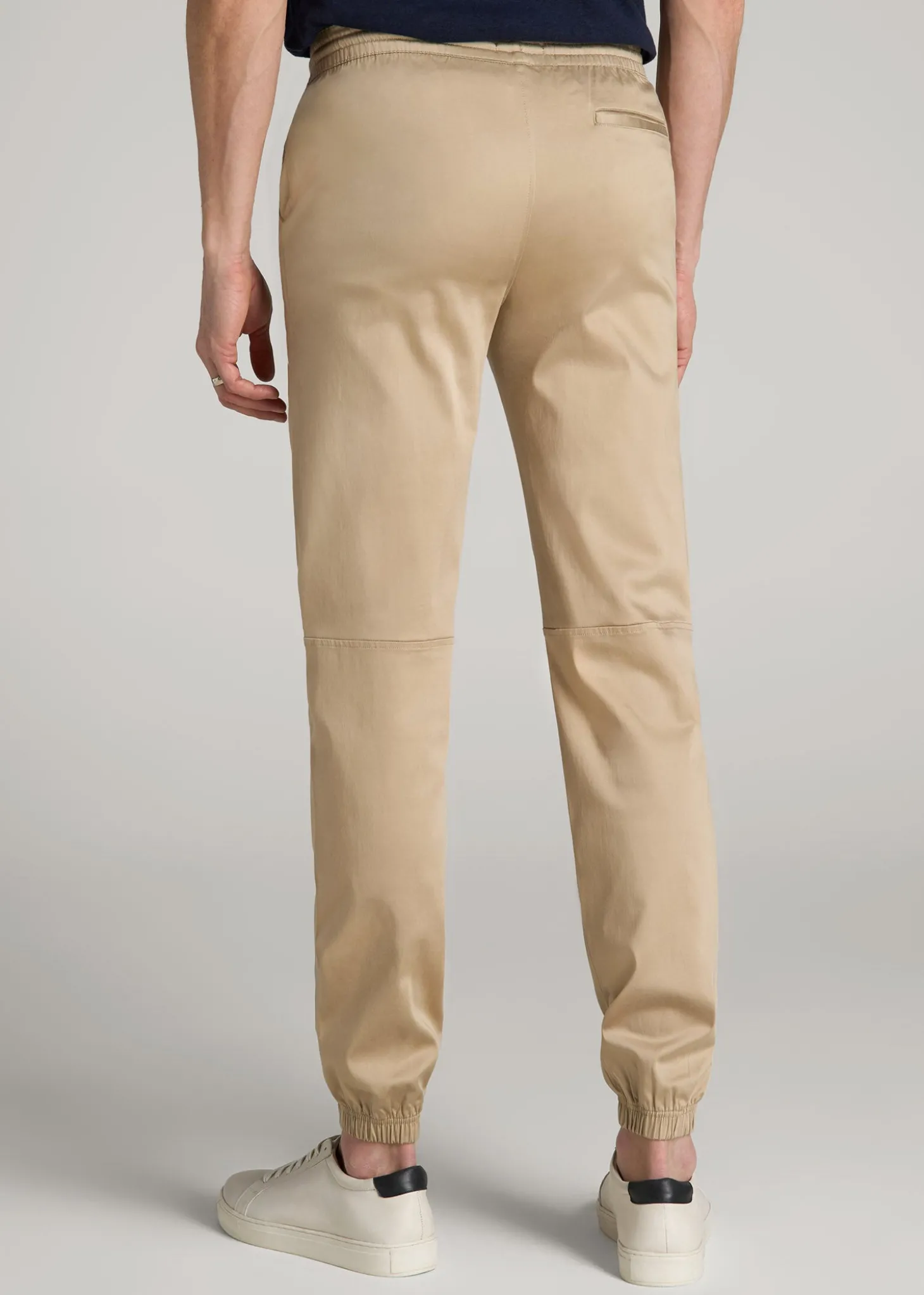 Stretch Twill Jogger Pants for Tall Men