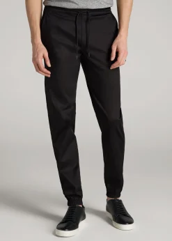 Stretch Twill Jogger Pants for Tall Men