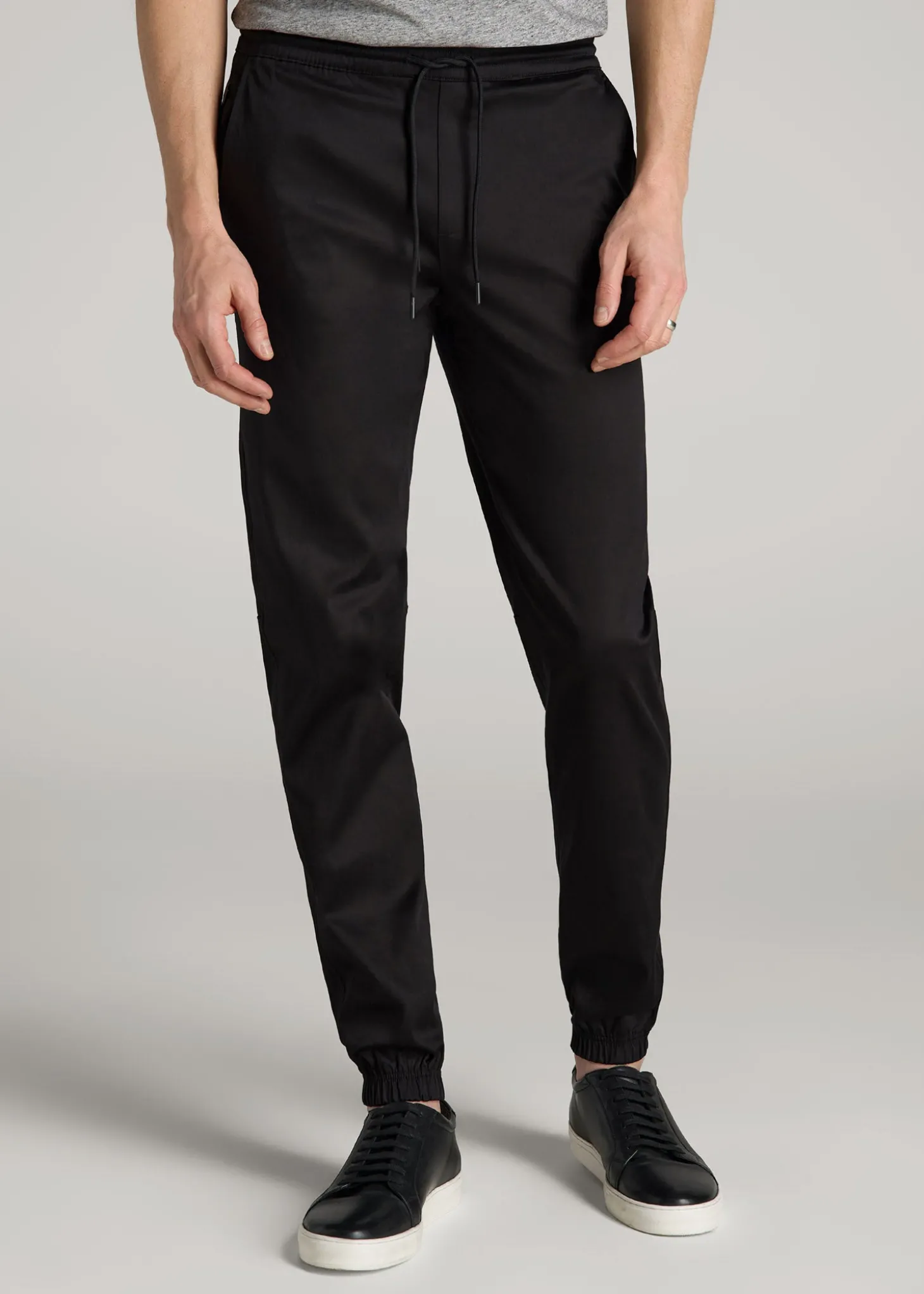 Stretch Twill Jogger Pants for Tall Men
