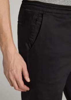 Stretch Twill Jogger Pants for Tall Men
