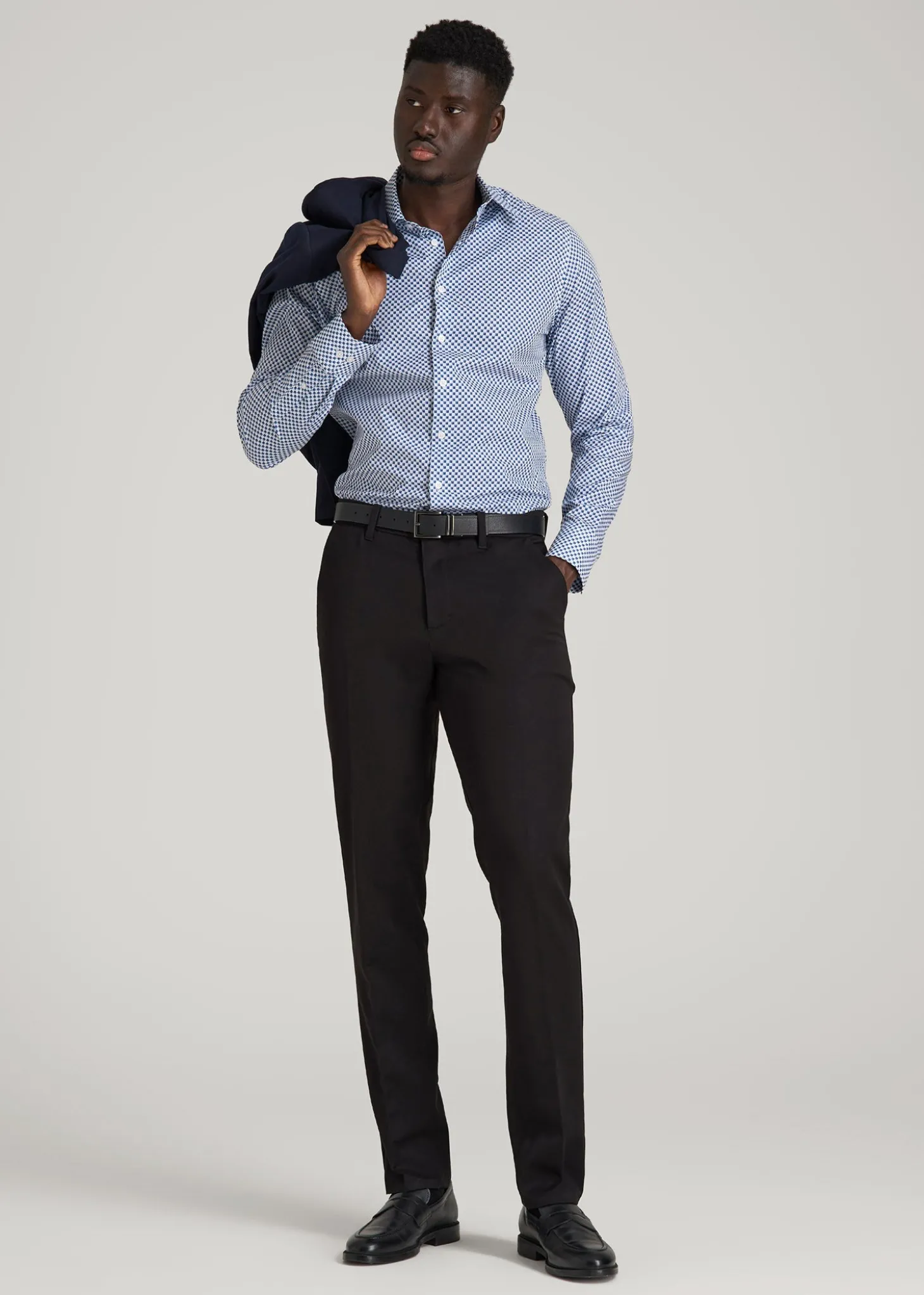 TAPERED-FIT Stretch Dress Pants for Tall Men