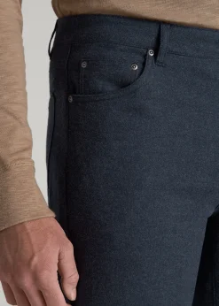 TAPERED-FIT Stretch Flannel 5 Pocket Pants for Tall Men