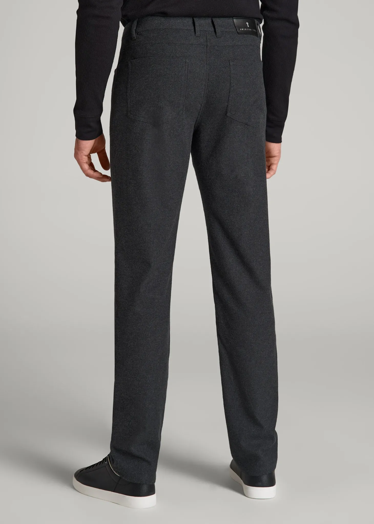 TAPERED-FIT Stretch Flannel 5 Pocket Pants for Tall Men