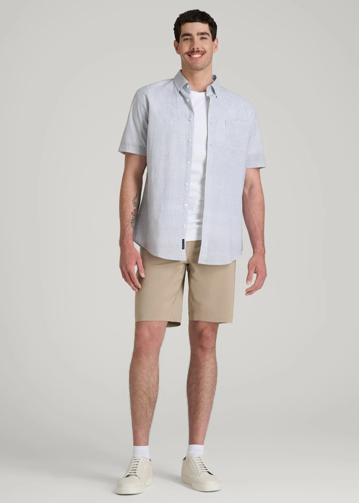 Tech Chino Shorts for Tall Men