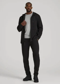 Tech-Knit Long Track Jacket for Tall Men