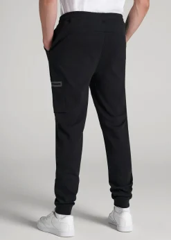 Tech Motion Fleece Cargo Joggers for Tall Men