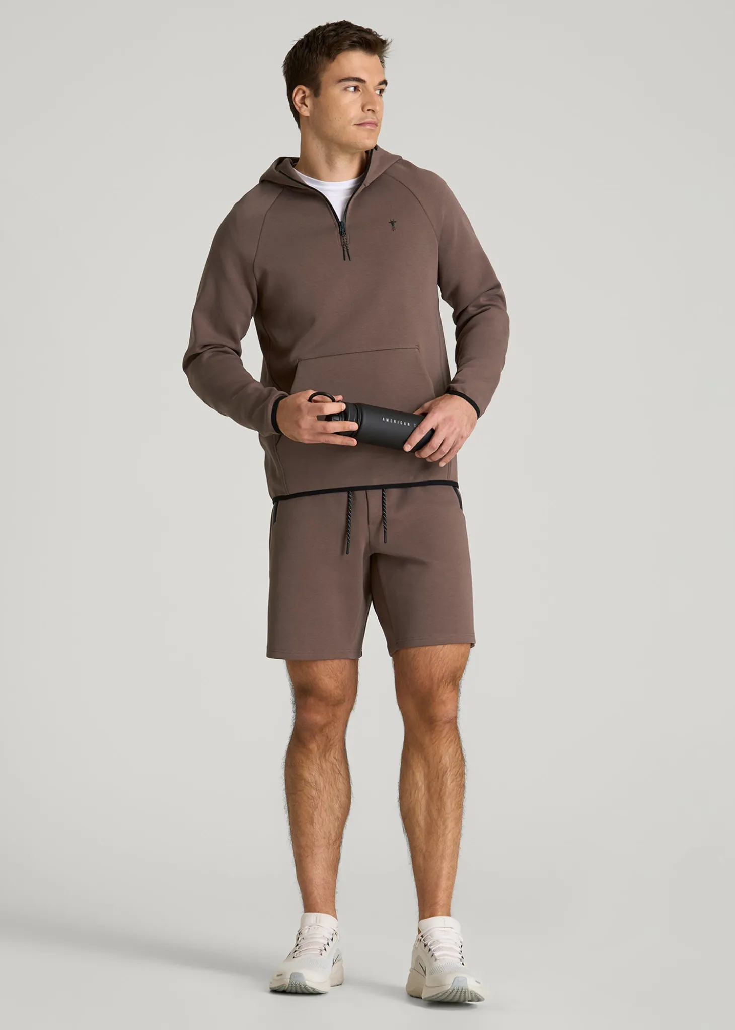 Tech Motion Fleece Hooded Popover for Tall Men