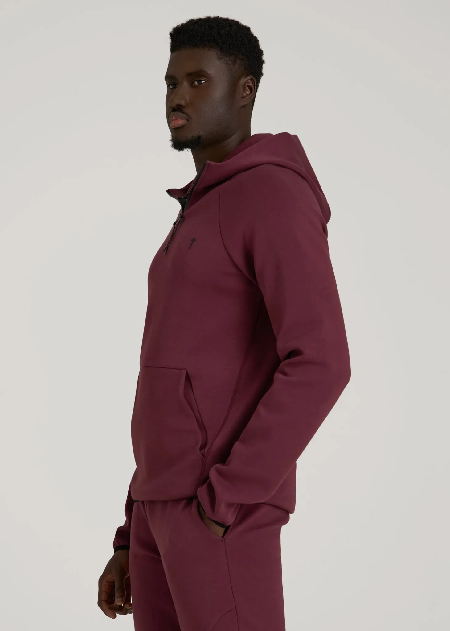 Tech Motion Fleece Hooded Popover for Tall Men