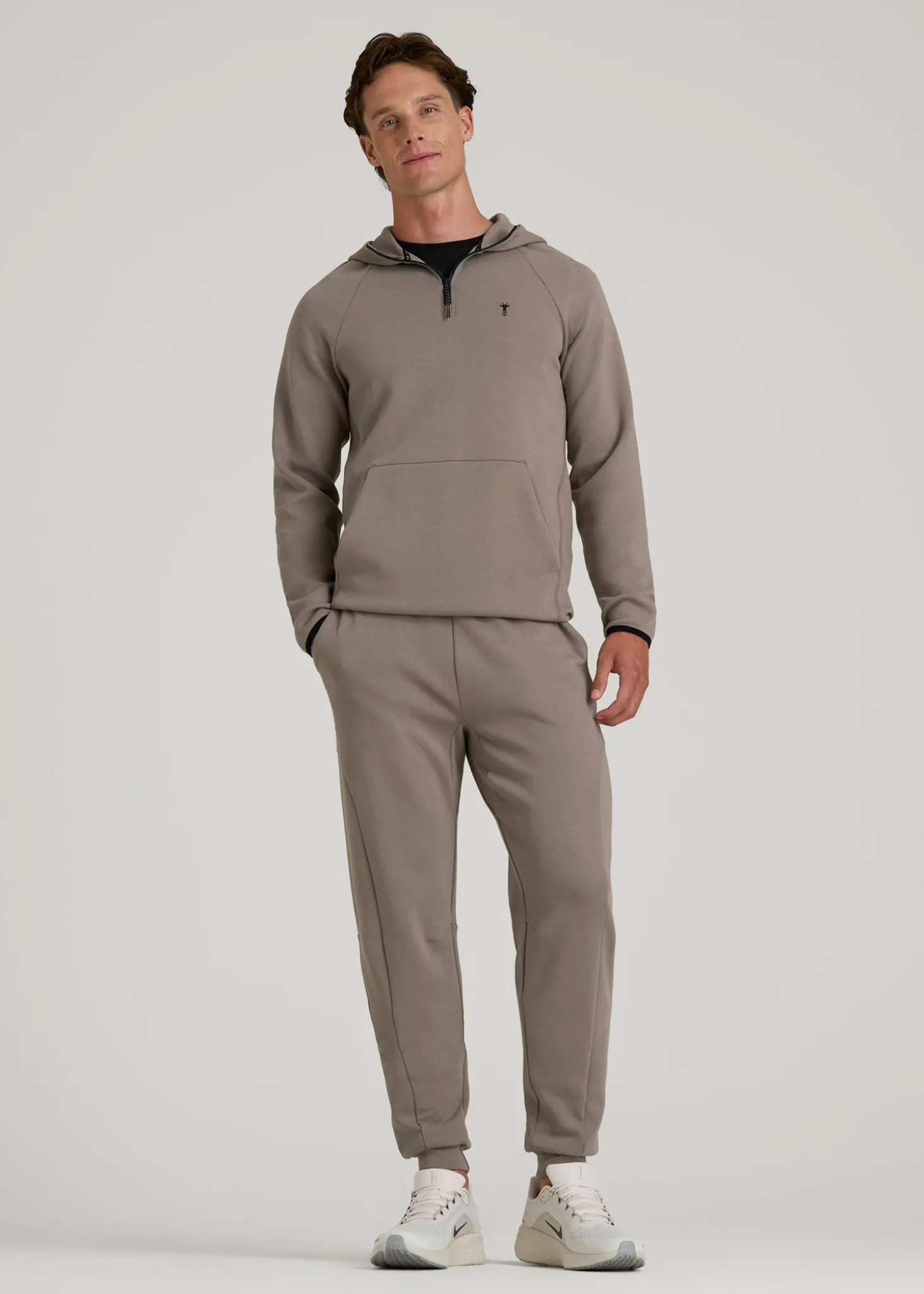 Tech Motion Fleece Hooded Popover for Tall Men