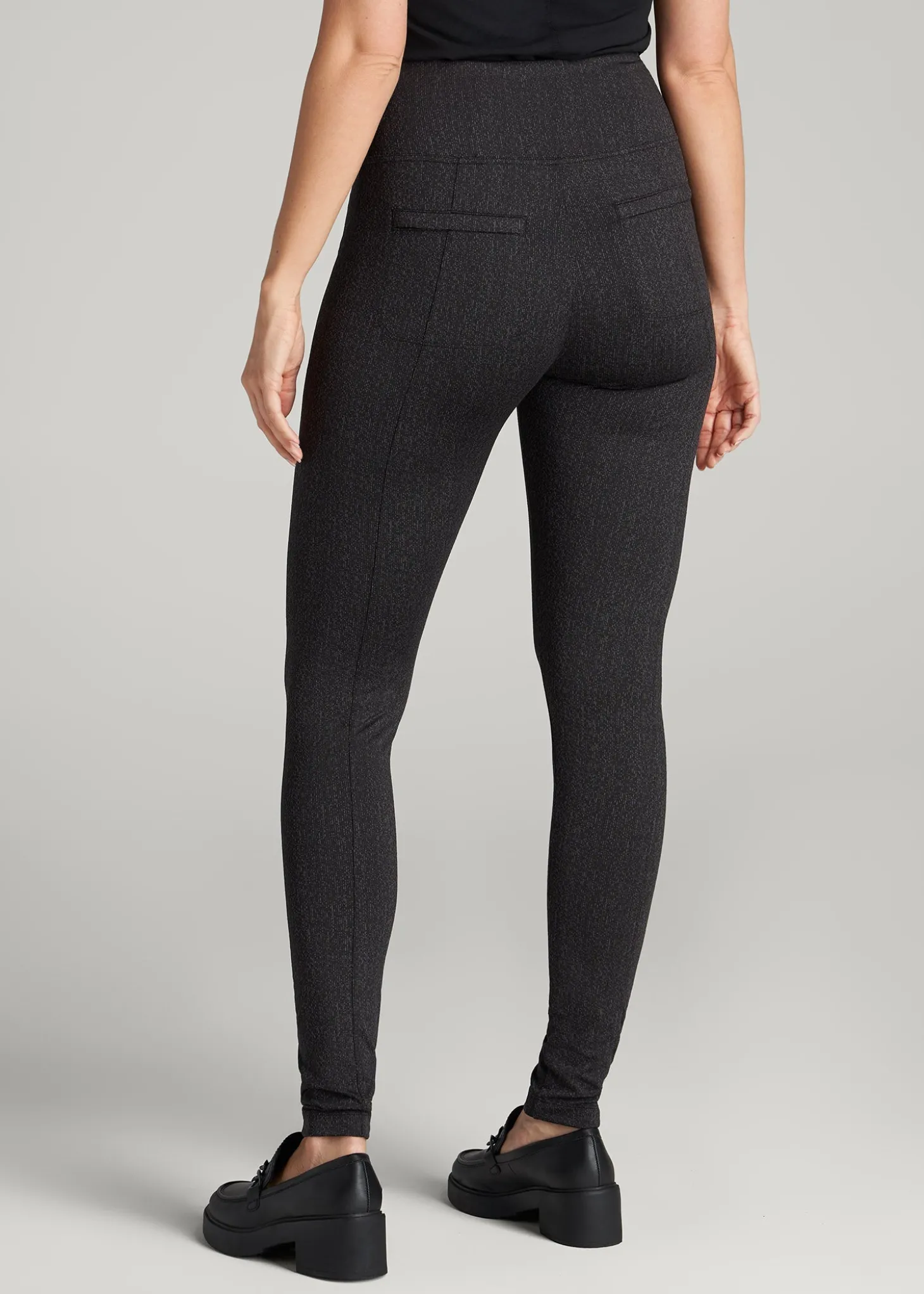 Textured Back-Pocket Leggings for Tall Women