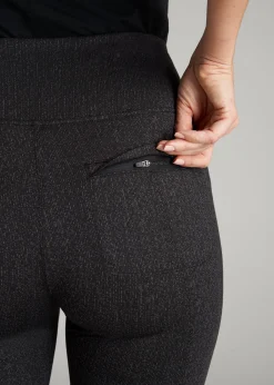 Textured Back-Pocket Leggings for Tall Women